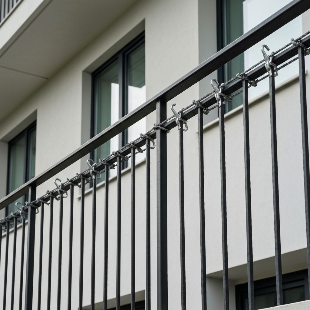 Montaż siatki balkonowej - Praga